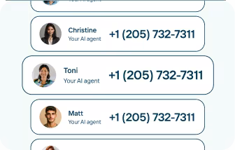 Voice AI ordering interface